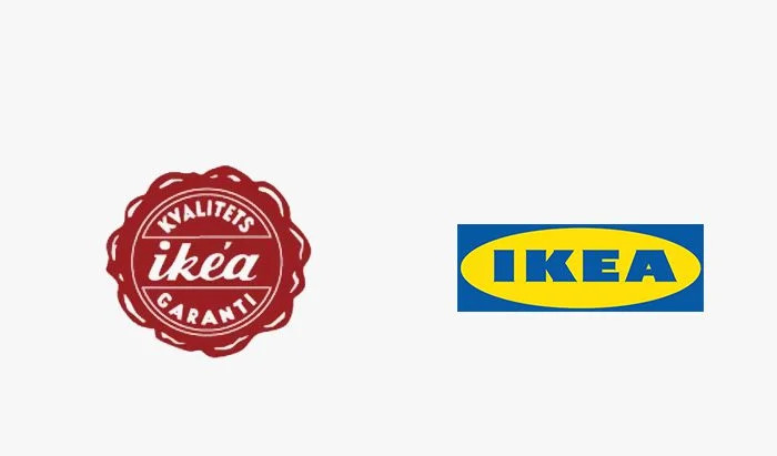 Logo Ikea prima e dopo